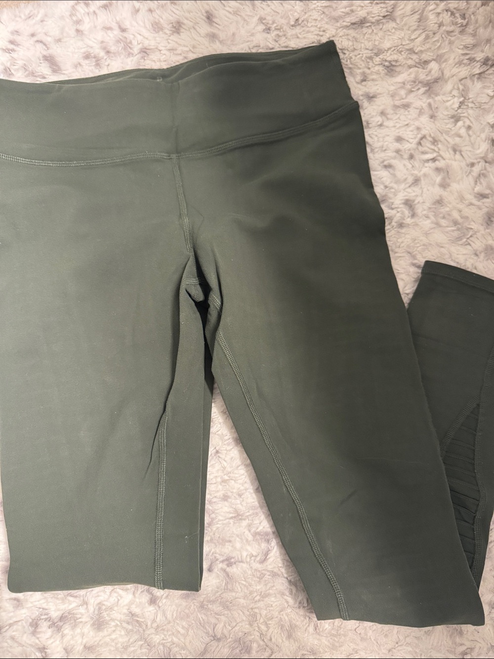Dark Olive High-Waist Active Leggings